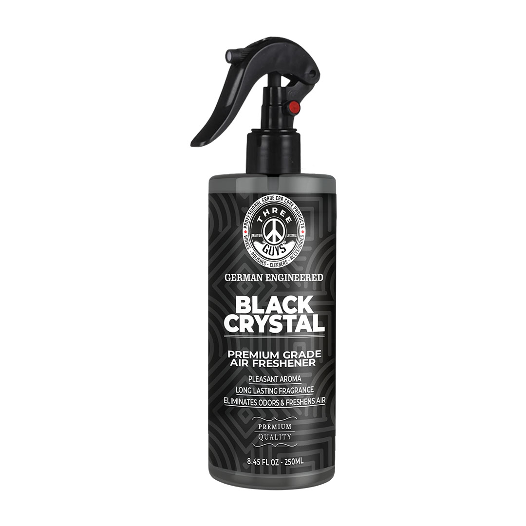 Black Crystal Air Freshener - Sophisticated and Seductive Fragrance | THREE GUYS (German Engineered)