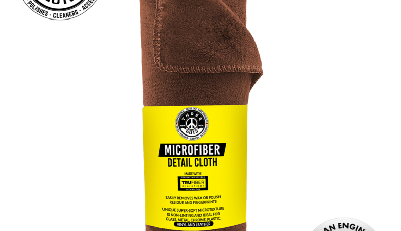 Microfiber Cloth – Professional Grade (30*60 cm) Brown | THREE GUYS (German Engineered)