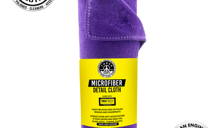 Microfiber Cloth – Professional Grade (30*60 cm) Purple | THREE GUYS (German Engineered)