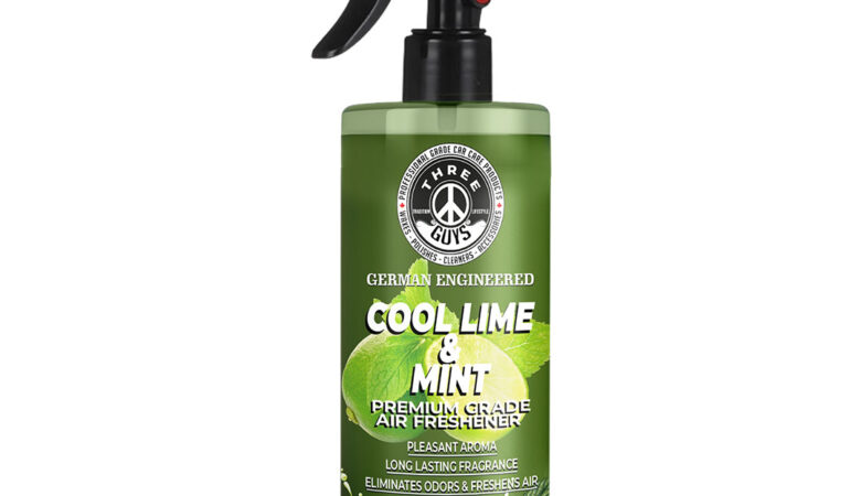 Cool Lime & Mint Air Freshener – Refreshing Twist of Citrus and Mint | THREE GUYS (German Engineered)