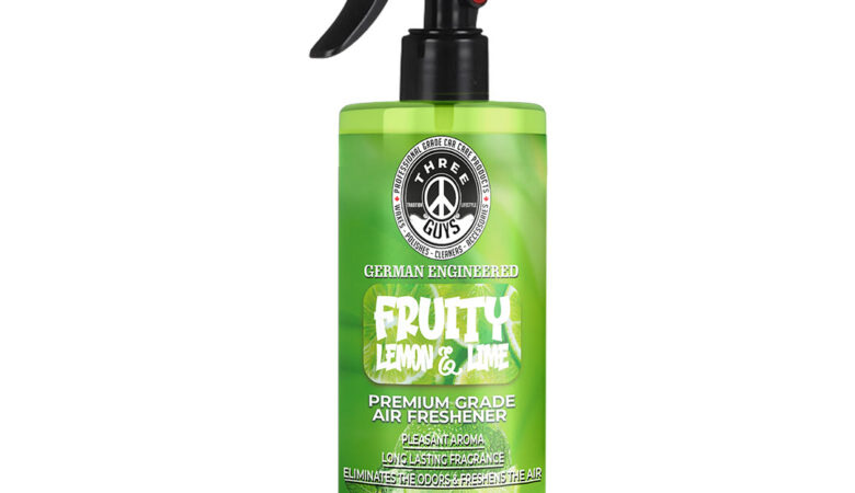 Fruity Lemon & Lime Air Freshener – Citrus Burst of Freshness | THREE GUYS (German Engineered)