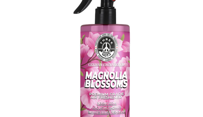 Magnolia Blossoms Air Freshener – Sweet, Floral Delight | THREE GUYS (German Engineered)