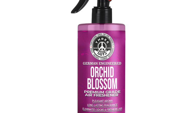 Orchid Blossom Air Freshener – Exotic, Floral Bliss | THREE GUYS (German Engineered)