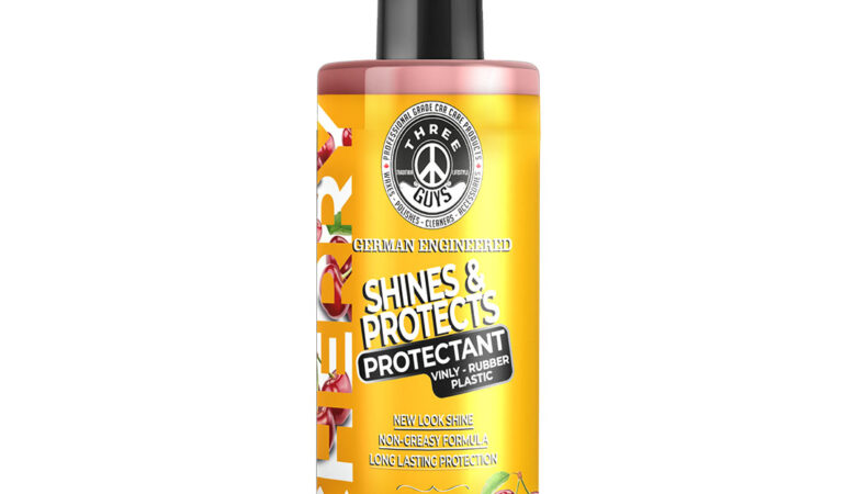 Shine & Protect Protectant Cherry – Long-Lasting Protection for Vinyl, Rubber, and Plastic | THREE GUYS (German Engineered)