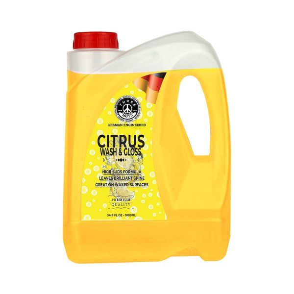 Citrus Wash & Gloss Shampoo 1000ml | THREE GUYS (German Engineered)