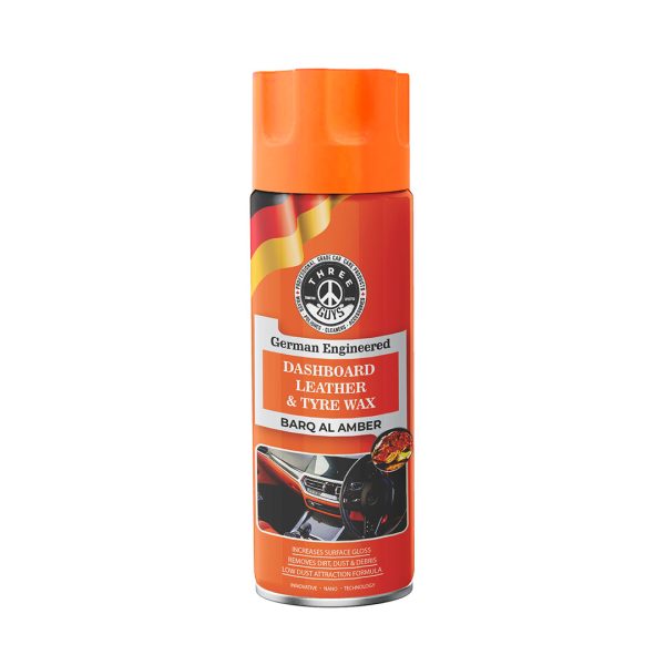 Dashboard Leather & Tyre Wax Barq Al Amber 450ml | THREE GUYS (German Engineered)