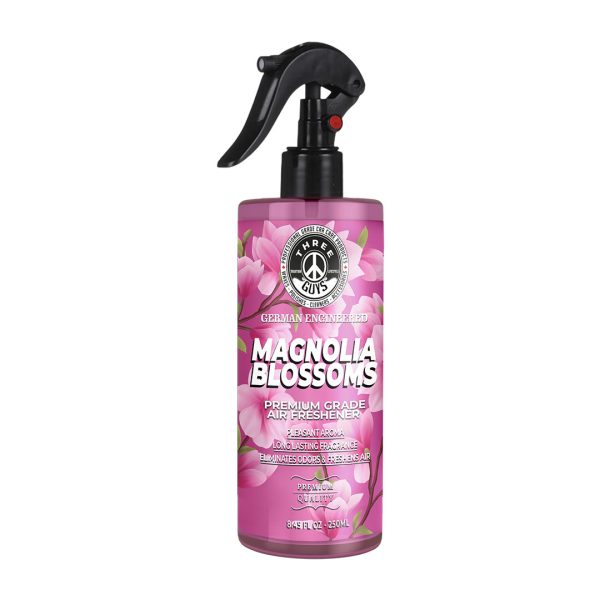 Magnolia Blossoms Air Freshener – Sweet, Floral Delight | THREE GUYS (German Engineered)