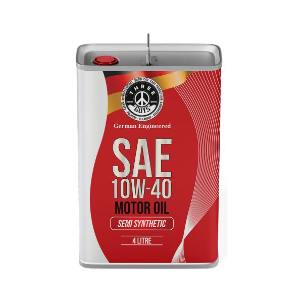 Motor Oil SAE 10W-40 4 Liters | THREE GUYS (German Engineered)