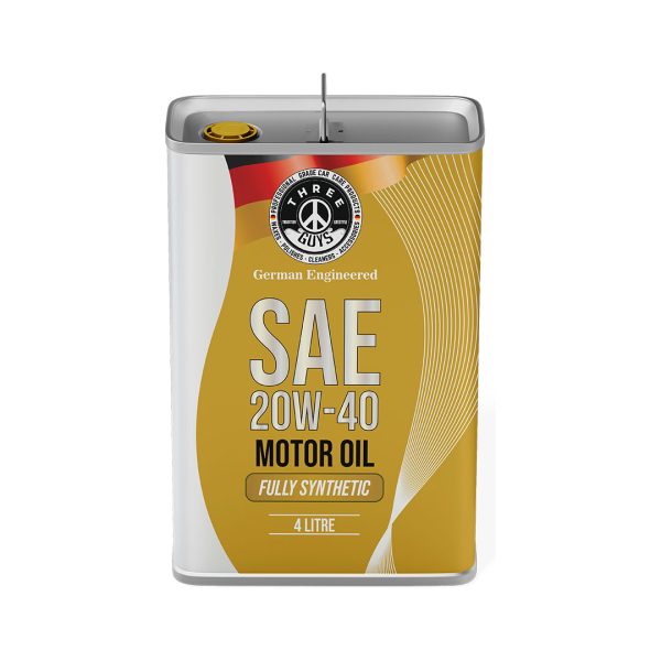 Motor Oil SAE 20W-40 4 Liters | THREE GUYS (German Engineered)