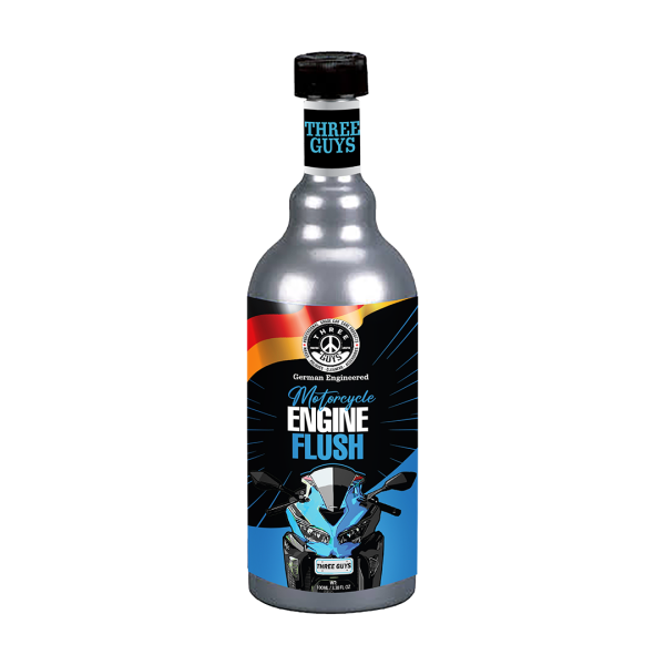 Motorcycle Engine Flush 100ml | THREE GUYS (German Engineered)