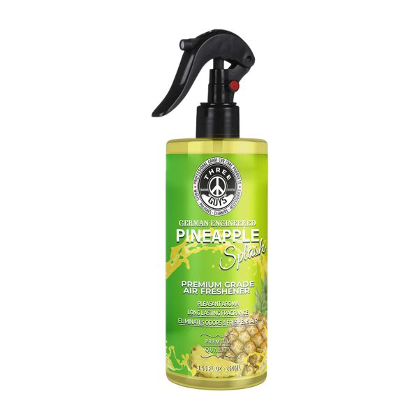 Pineapple Splash Air Freshener – Sweet Tropical Bliss | THREE GUYS (German Engineered)