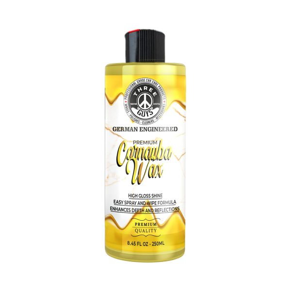 Premium Carnauba Wax Spray | THREE GUYS (German Engineered)