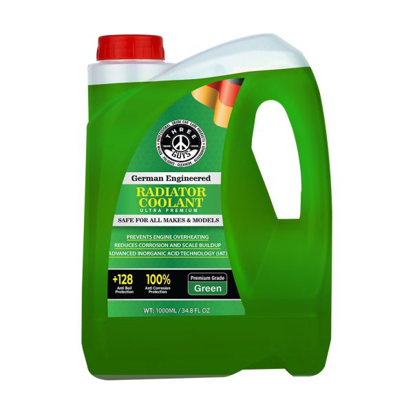 Radiator Coolant Ultra Premium Green 1000ml | THREE GUYS (German Engineered)