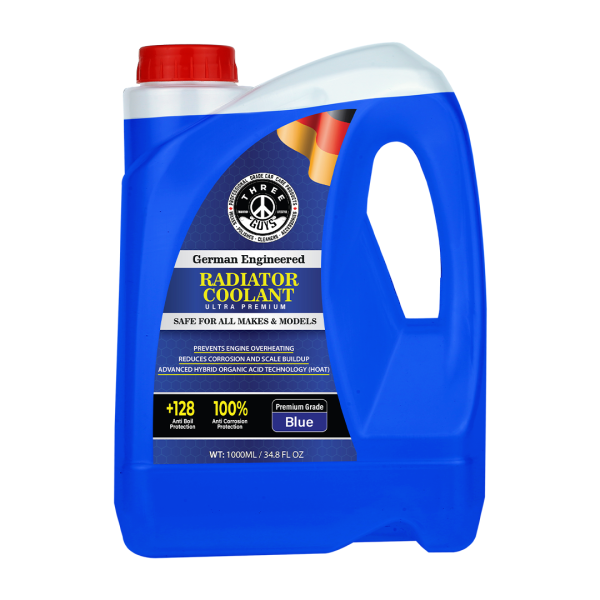 Radiator Coolant Ultra Premium Blue 1000ml | THREE GUYS (German Engineered)