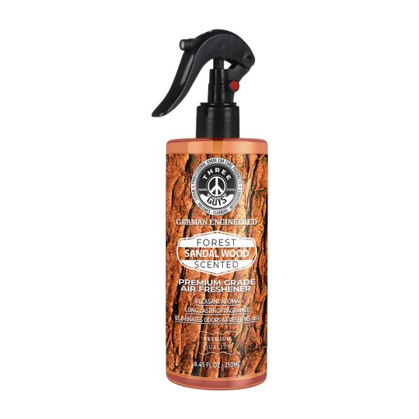 Sandal Wood Air Freshener – Warm, Woody Bliss | THREE GUYS (German Engineered)