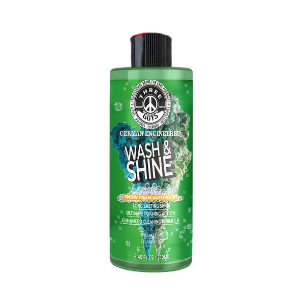 Wash & Shine Shampoo Apple Suds 250ml | THREE GUYS (German Engineered)