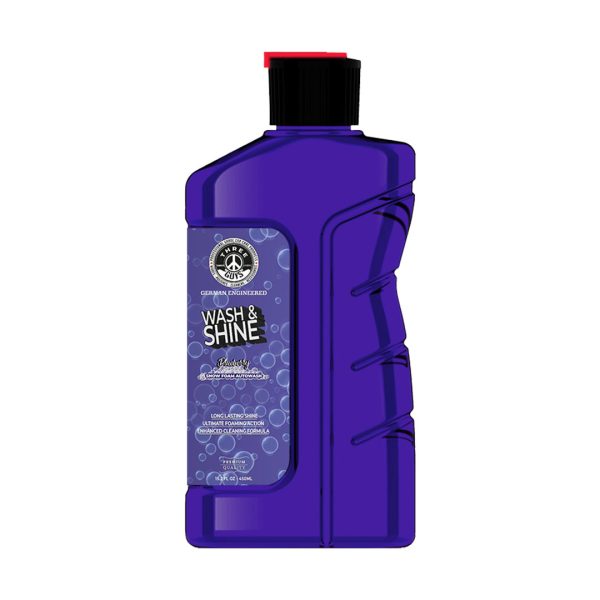 Wash & Shine Shampoo Blueberry 450ml | THREE GUYS (German Engineered)