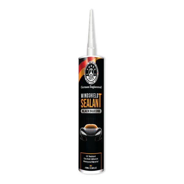 Windshield Sealant Black Silicone | THREE GUYS (German Engineered)